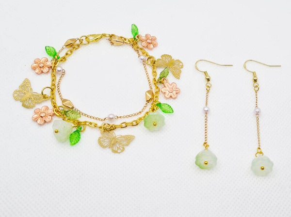 Set Braccialetti e Orecchini Primaverile