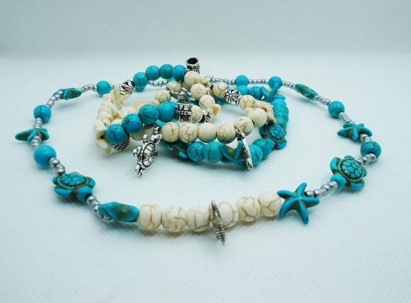 Set Collana e Braccialetti " Mare "