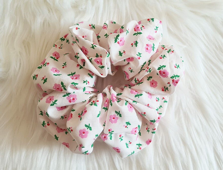 Scrunchie per Capelli  " Floreale 02" Extra Large