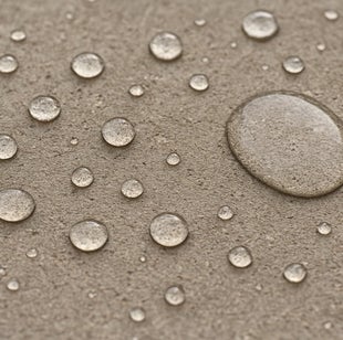 Water repellent effect on treated concrete surface with Nano Tech solution