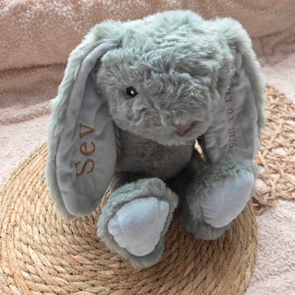 Knuffelkonijn 38cm - Groen