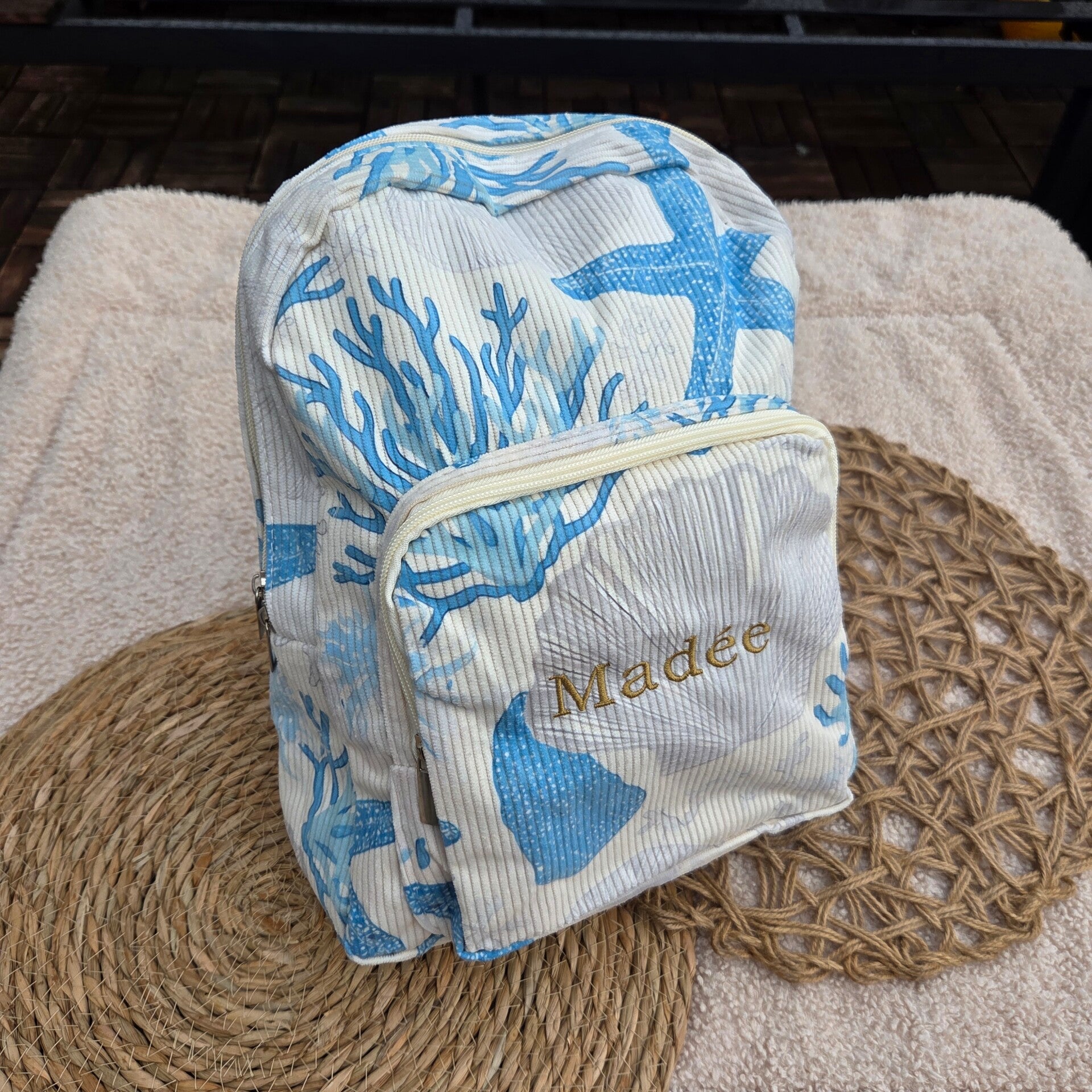Rugtas met naam - Oceaan