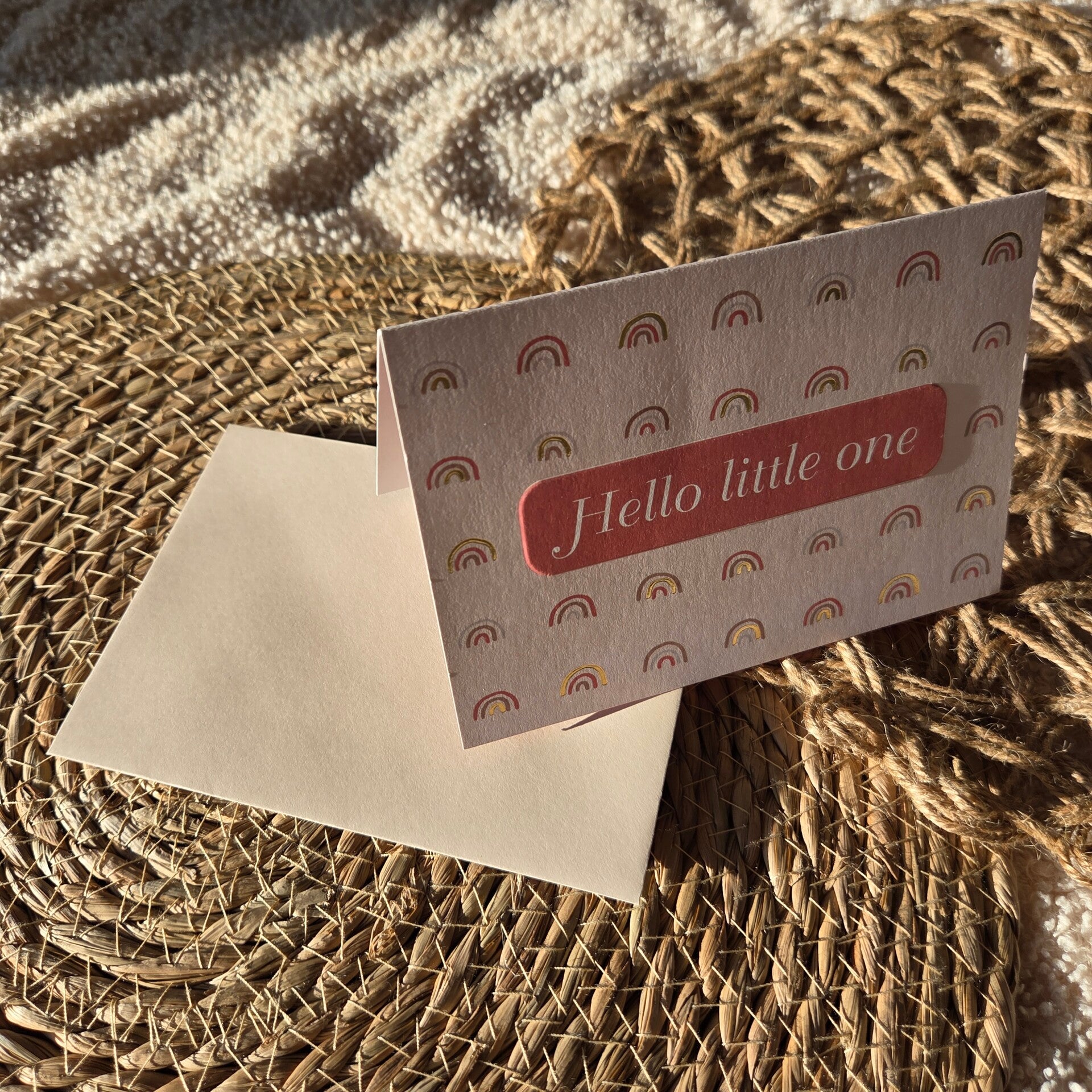 Geboorte kaartje - hello little one