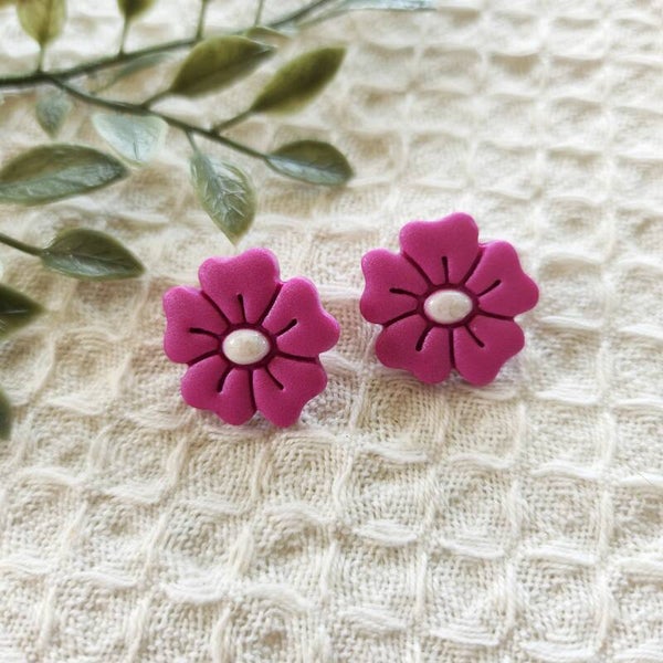 Bloemen oorbellen