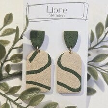 Olive | Polymeerklei oorbellen