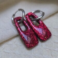 Gigi | Glitter oorbellen