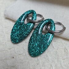 Capri | Glitter oorbellen