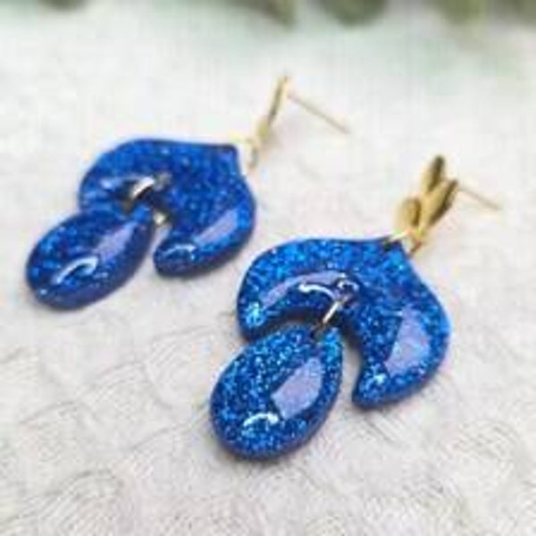 Livia | Glitter oorbellen