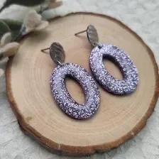 Maya | Glitter oorbellen