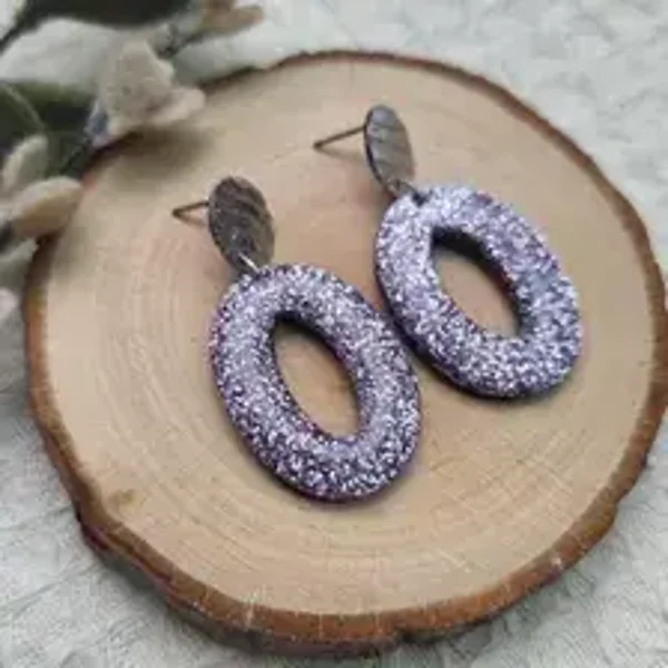 Maya | Glitter oorbellen