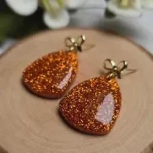 Penny | Glitter oorbellen