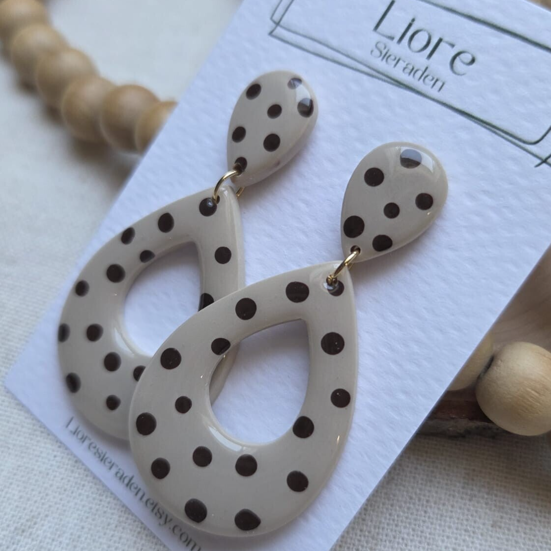 Loïs | Polka dot oorbellen