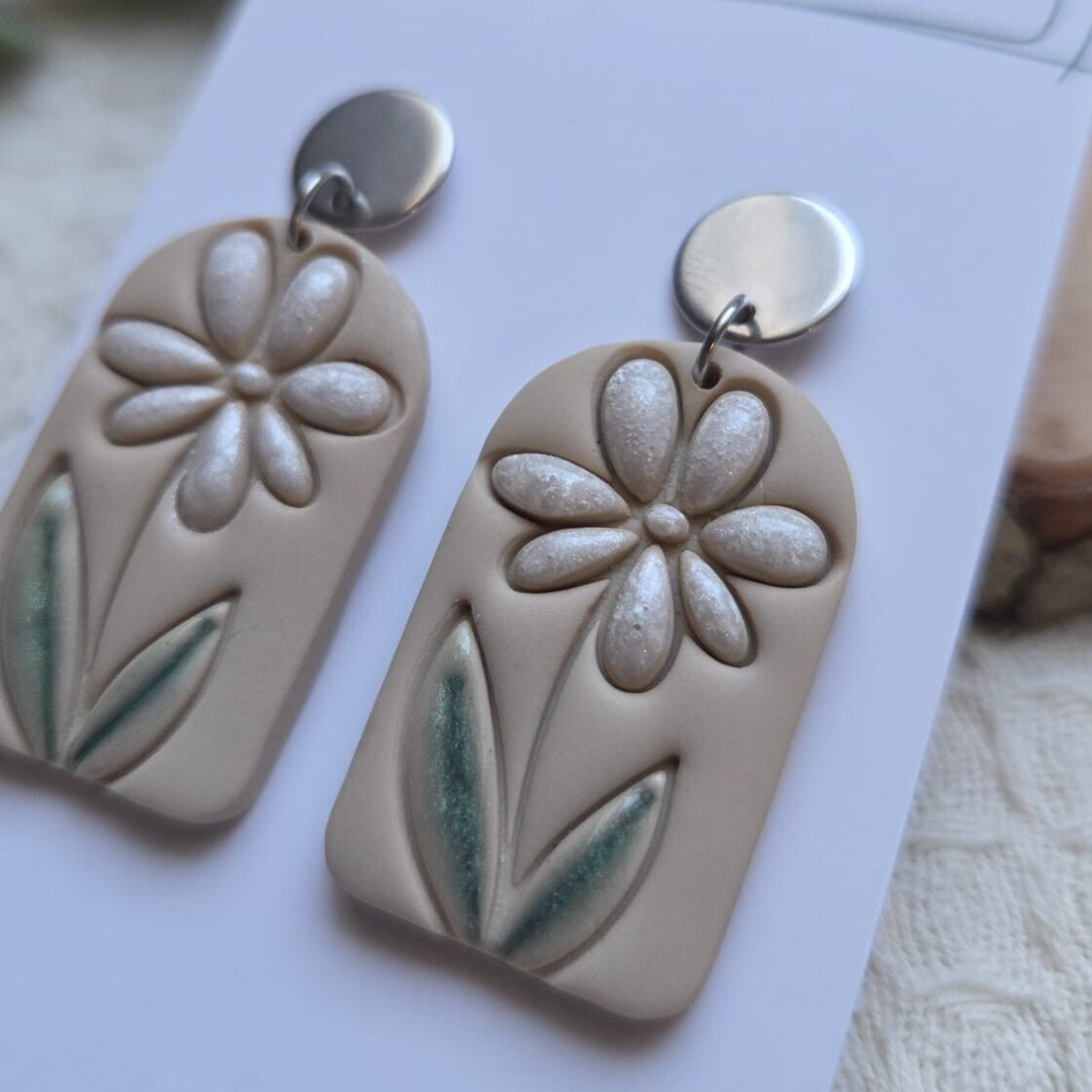 Linde | Bloemen oorbellen