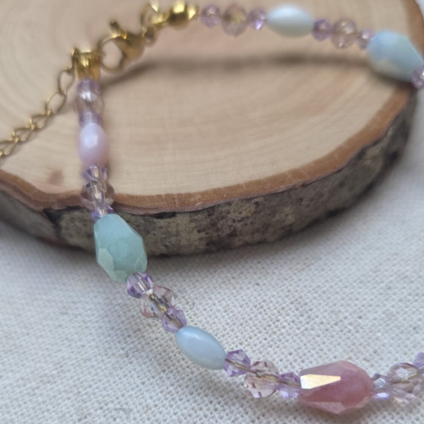 Darcy | Handgemaakte armband pastel