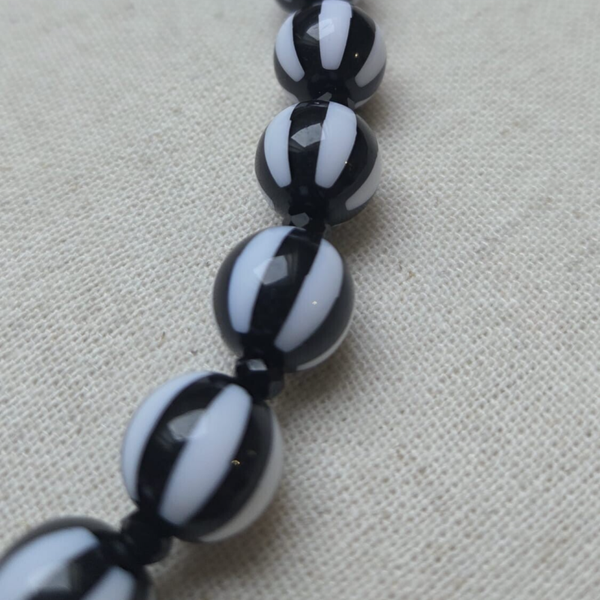 Macy | Gestreepte kralenketting