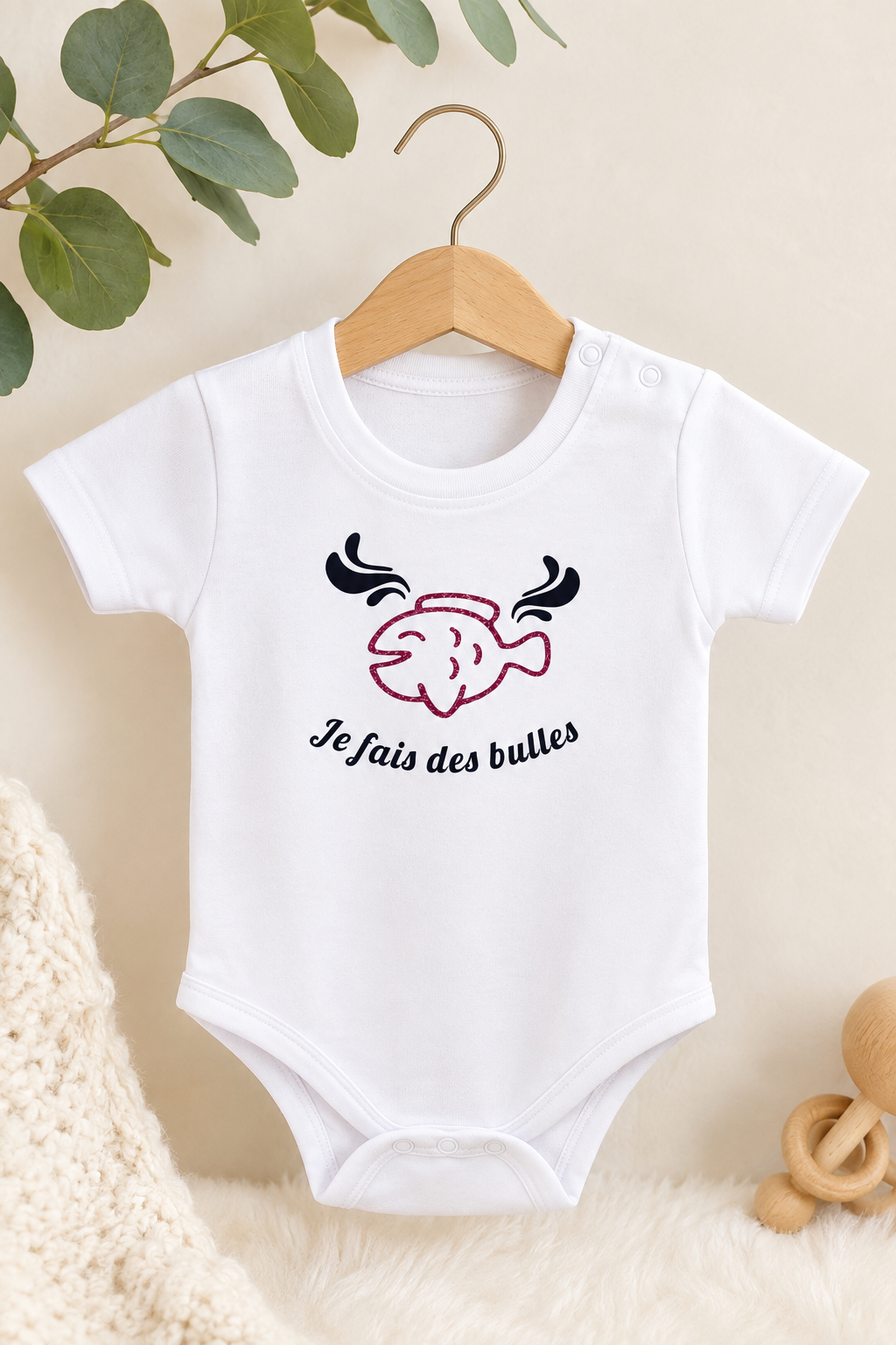 Body Bébé "Je fais des bulles"