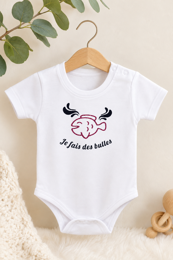 Body Bébé "Je fais des bulles"