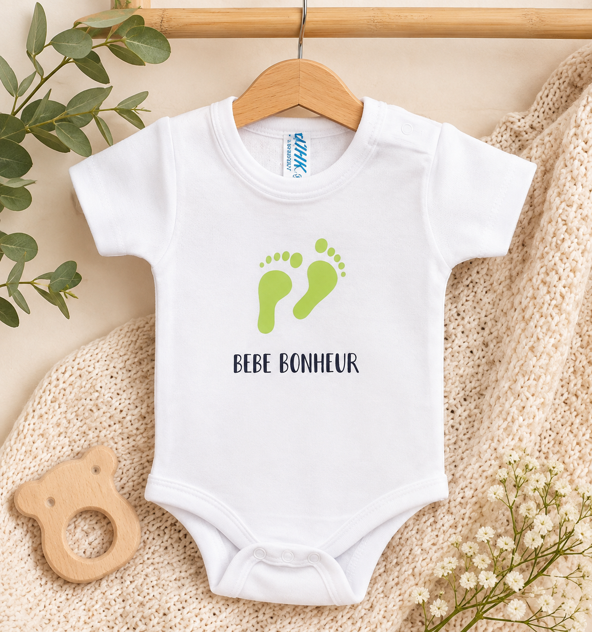 Body Bébé " Bébé bonheur "