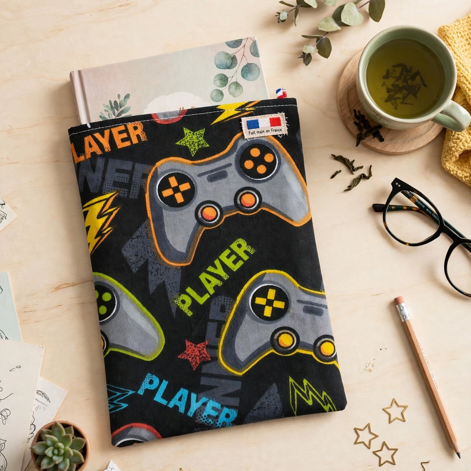 Pochette à livre de poche jeux vidéo
