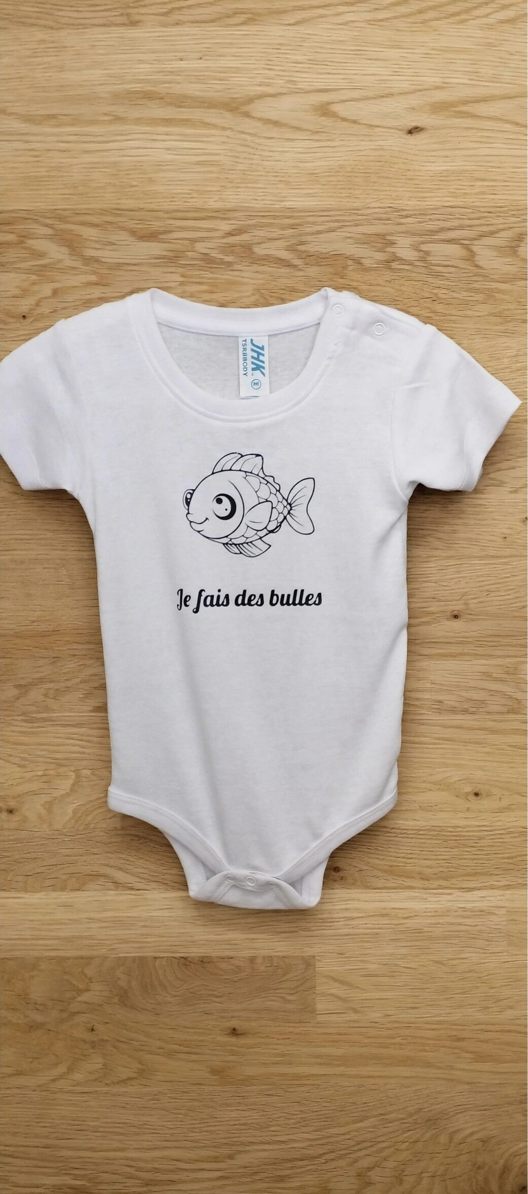 Body Bébé "Je fais des bulles"