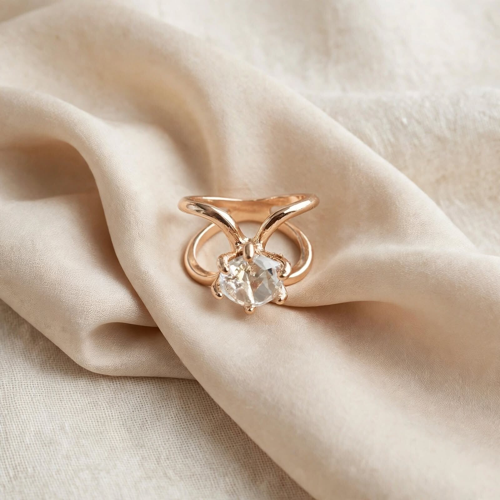 Attache-foulard bague