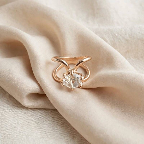 Attache-foulard bague