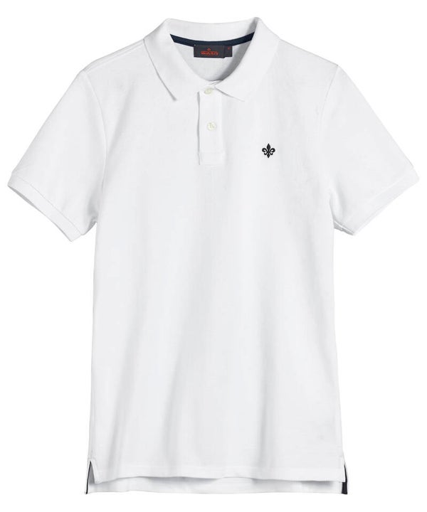 Morris Stockholm New Pique Polo White