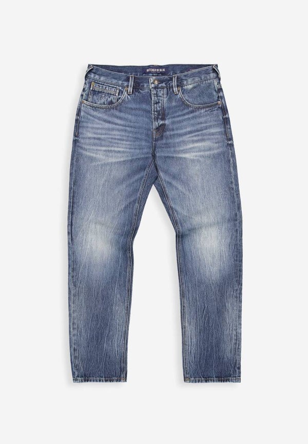 Butcher of Blue Stockton Straight Med Aged jeans