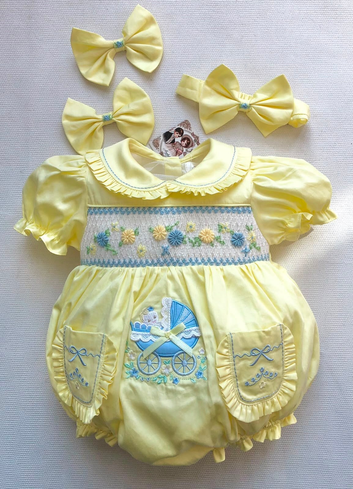 Lemon Pram Romper