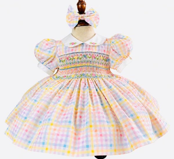 Checkered Multi Coloured Dress