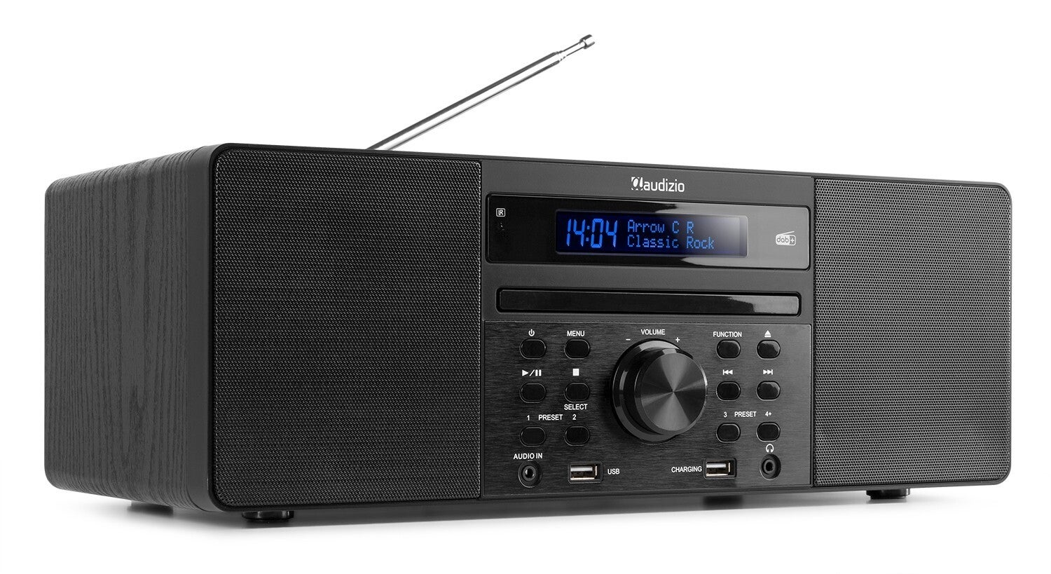 Prato All-in-One Music System CD/DAB+ Black