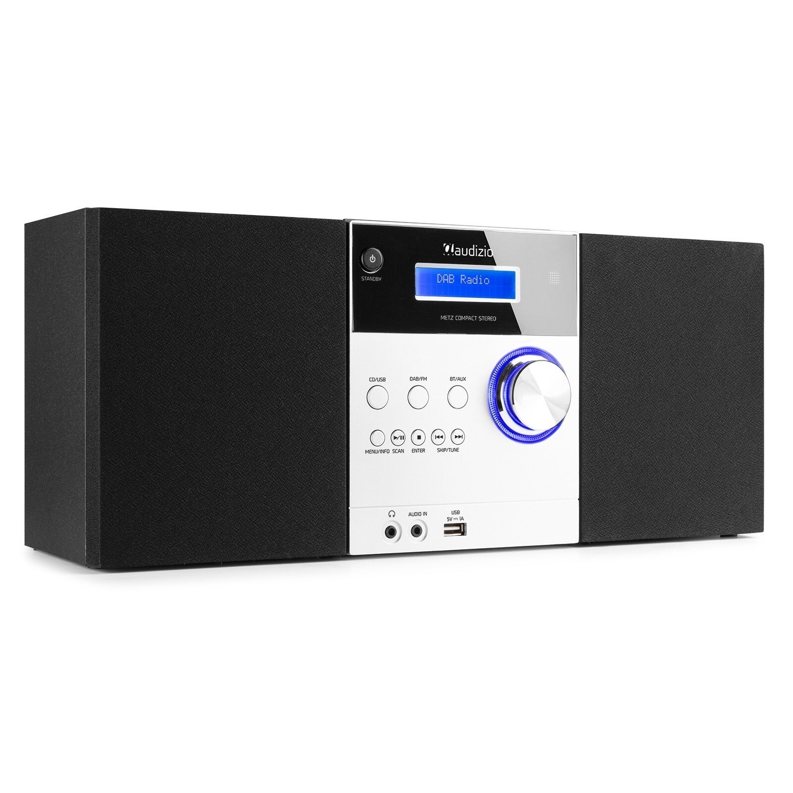 Metz Micro HiFi System Aluminium