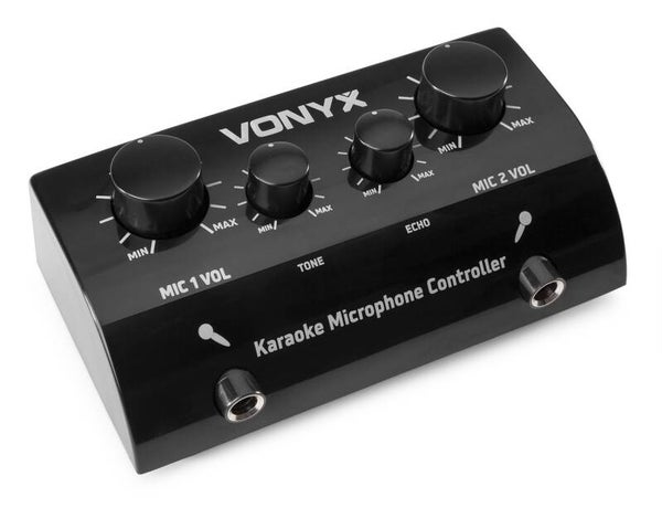 VONYX AV430B KARAOKE MICROFOON CONTROLLER ZWART