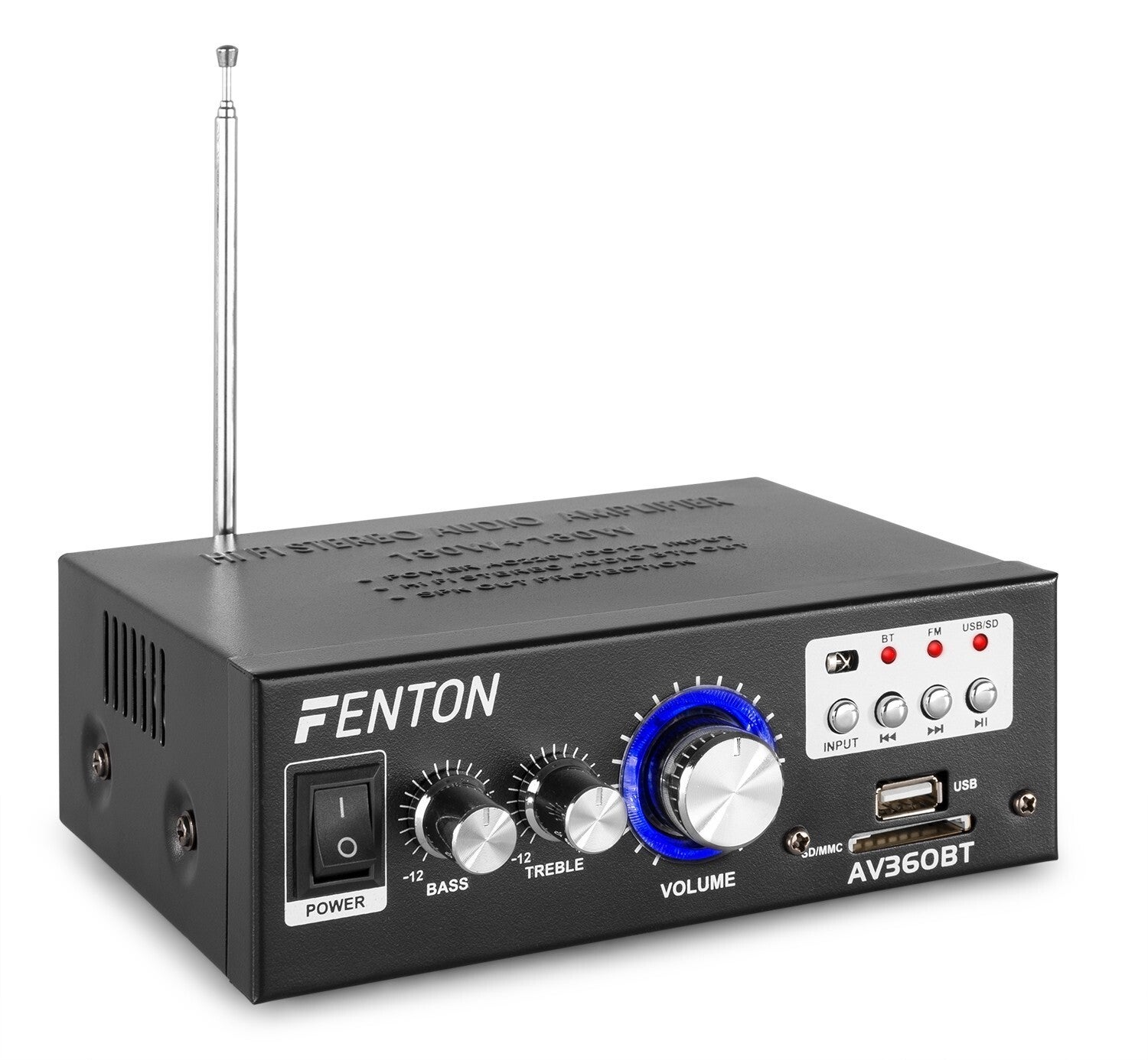Fenton AV360BT Mini Versterker BT/SD/USB/MP3