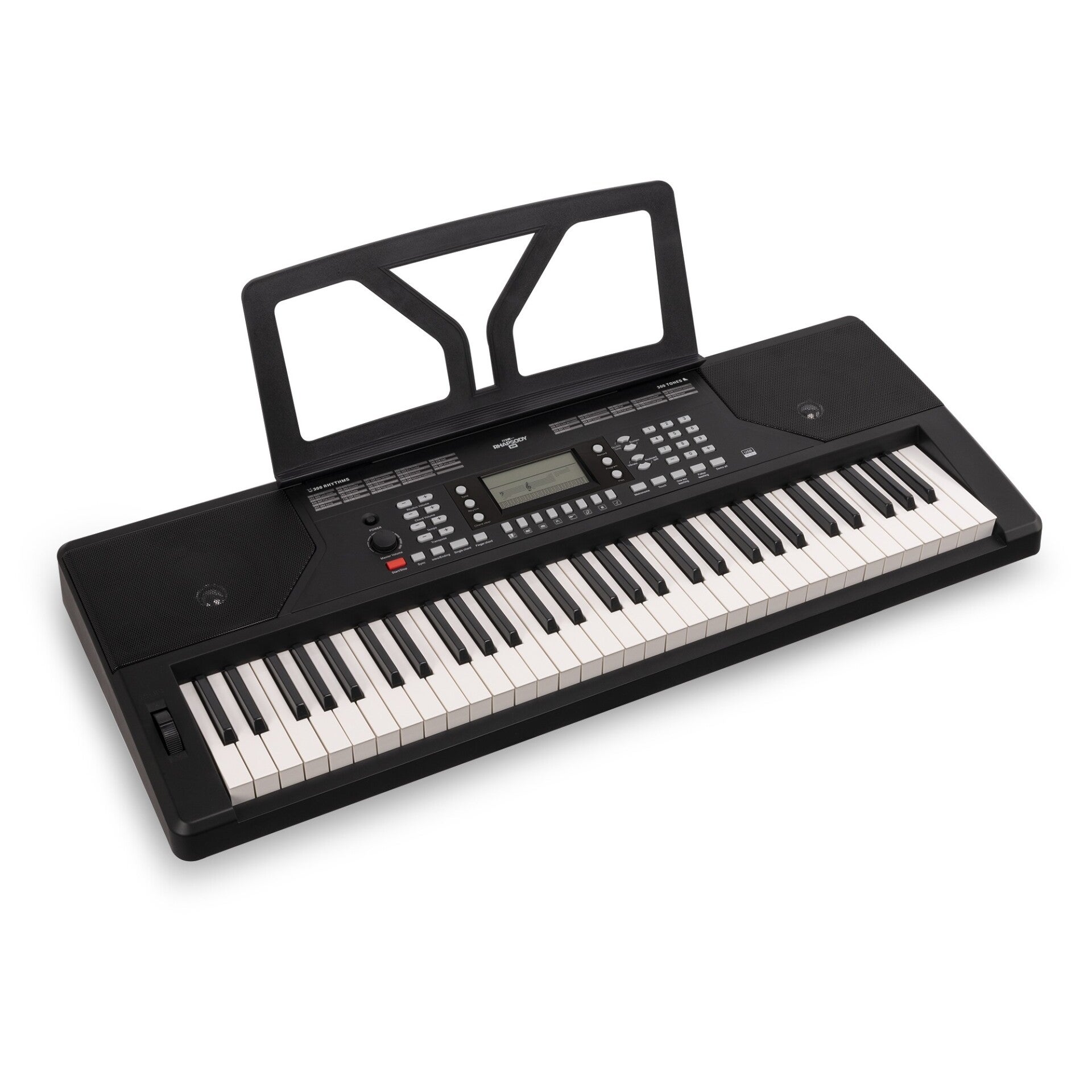 Max Rhapsody61P Electronic Keyboard Pro with 61 Touch Response Keys
