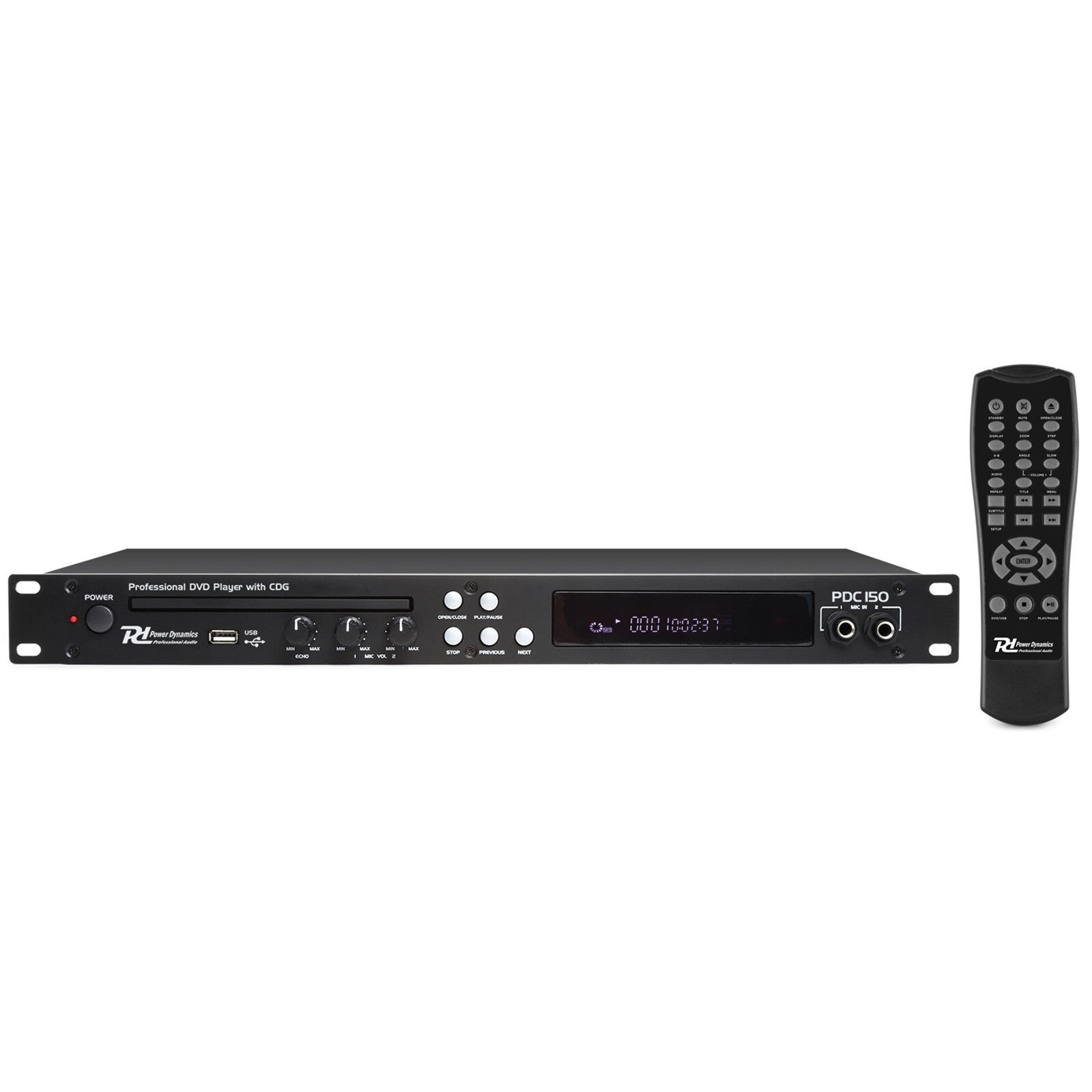 PDC150 19'' DVD SPELER MET CD+G EN USB