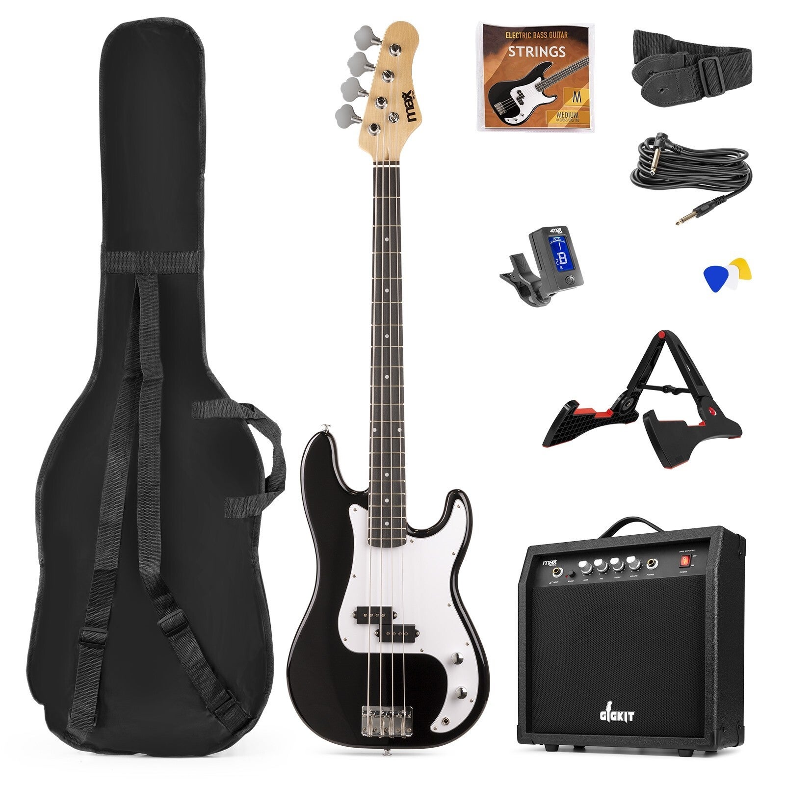Max GigKit Bass Guitar Pack