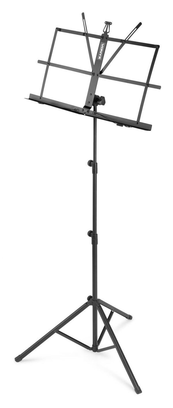 VONYX MSS02 OPVOUWBARE MUZIEKSTANDAARD - ZWART