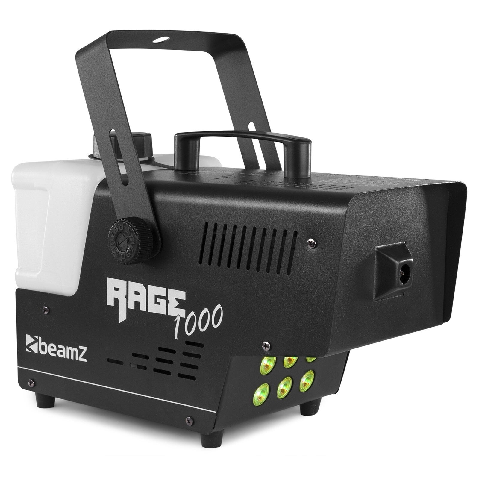 BEAMZ RAGE 1000LED ROOKMACHINE MET DRAADLOZE CONTROLLER