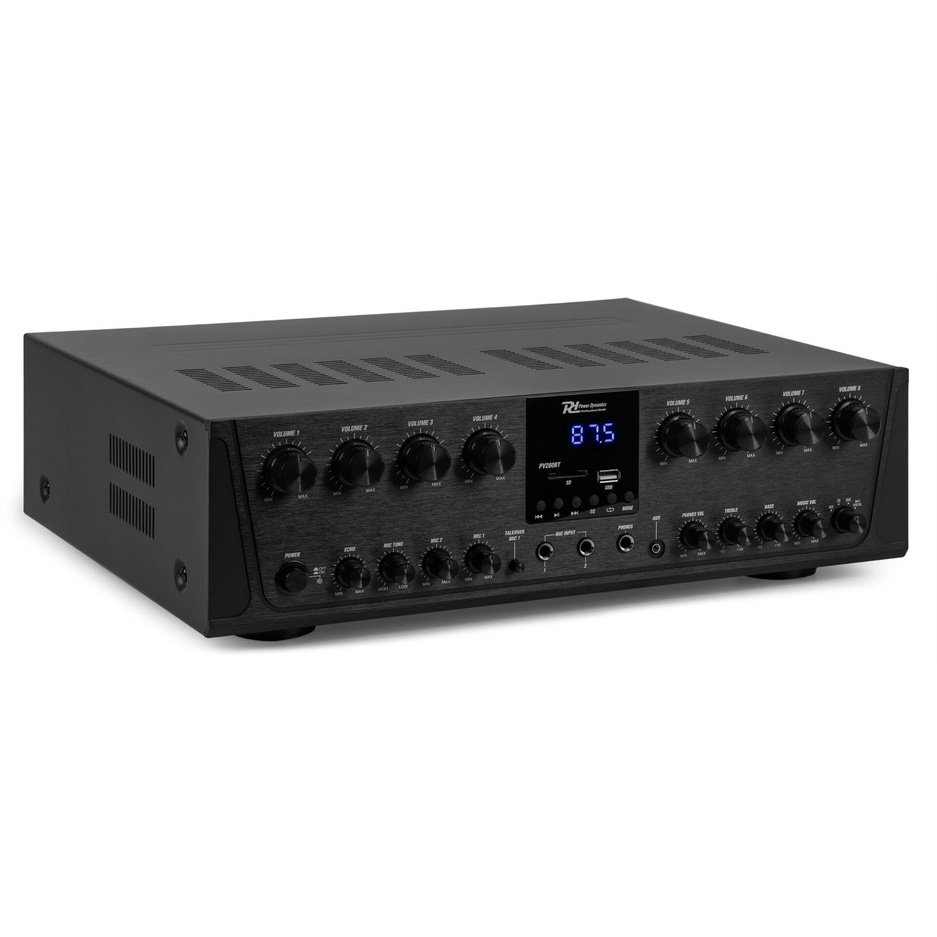 PV280BT 8-Zone Audio Amplifier System 800W