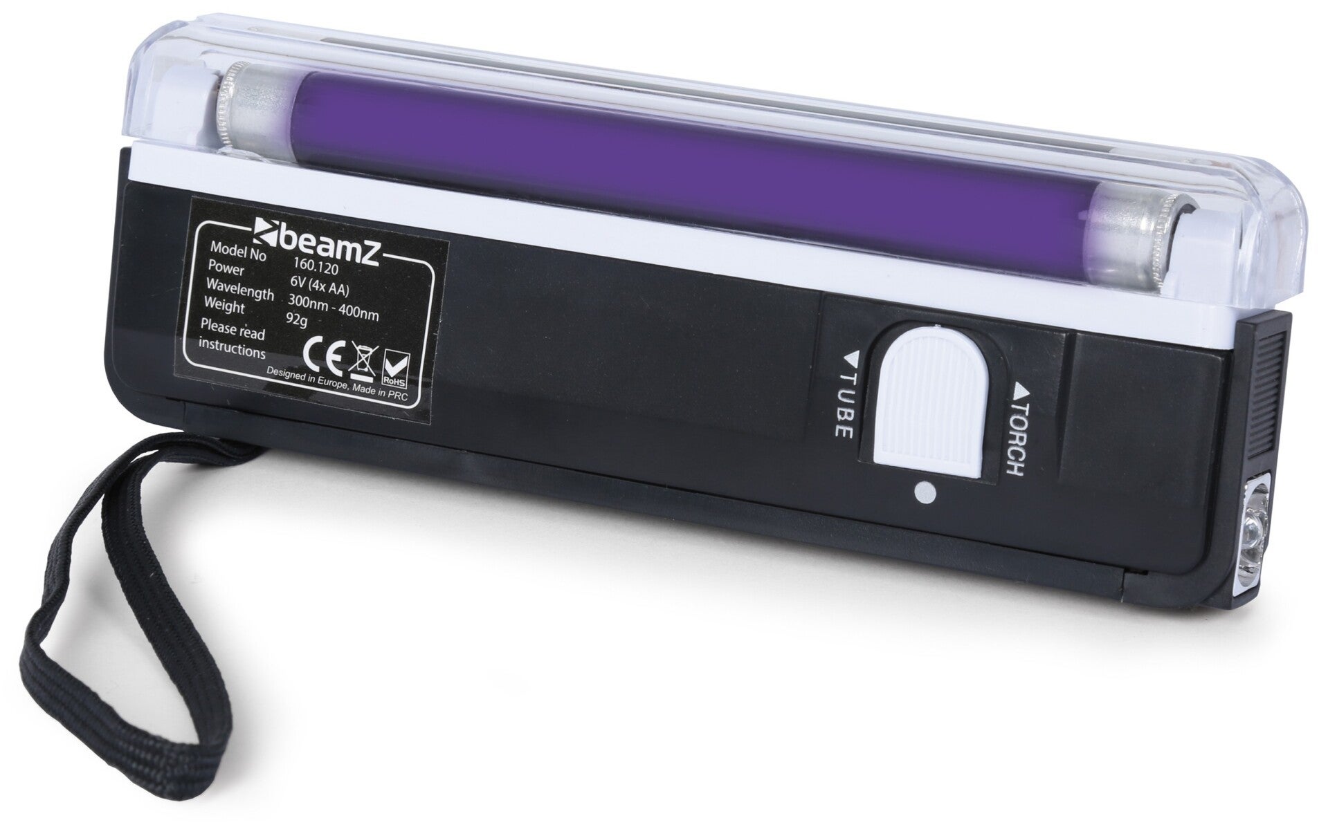 BEAMZ BUV15TL UV SET TL15CM ZAKLAMP - ZWART