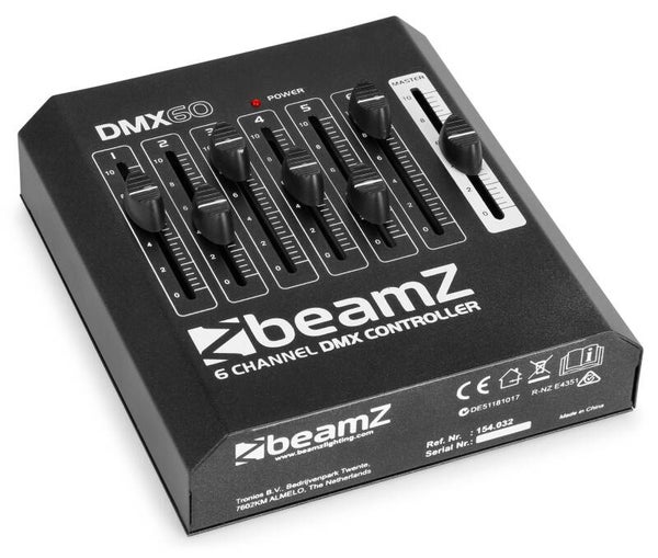 BEAMZ DMX60 CONTROLLER 6-KANAALS