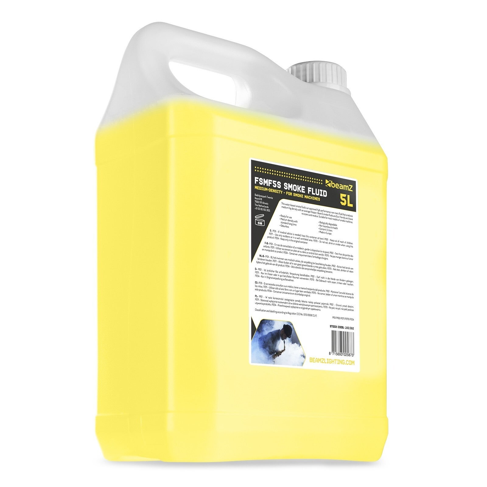 BEAMZ FSMF5S ROOKVLOEISTOF 5 LITER MEDIUM-DENSITY