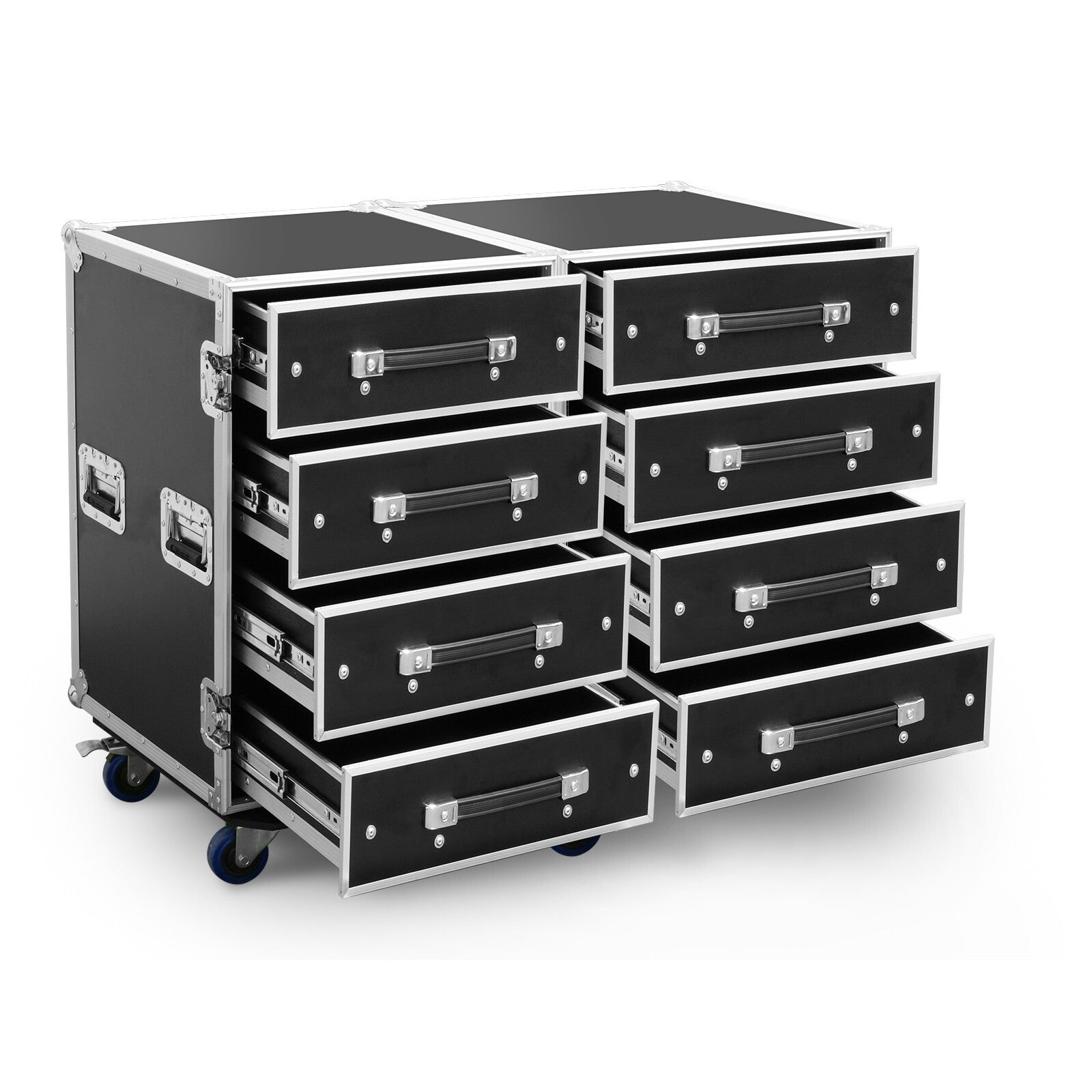 PD-FA4 FLIGHTCASE ROADIE 8 LADENKAST