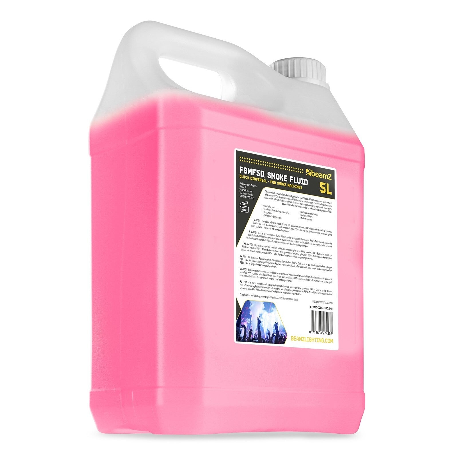 BEAMZ FSMF5Q ROOKVLOEISTOF 5 LITER QUICK DISPERSAL CO2 EFFECT