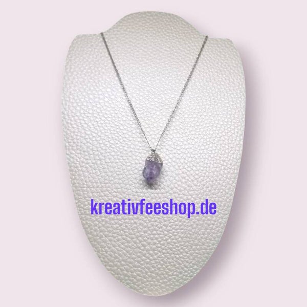 Kette mit einem echten Amethysten