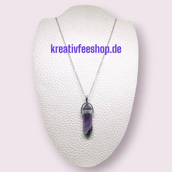 Kette mit echtem Amethysten