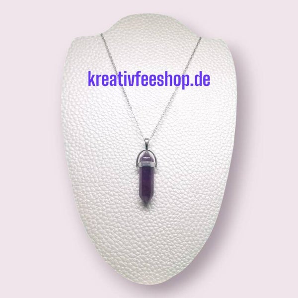 Kette mit echtem Amethysten