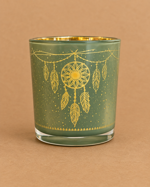 Sfeerlicht Metallic Dromenvanger – groen & goud