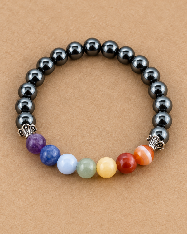 Chakra armband Hematiet – 7 chakra edelstenen